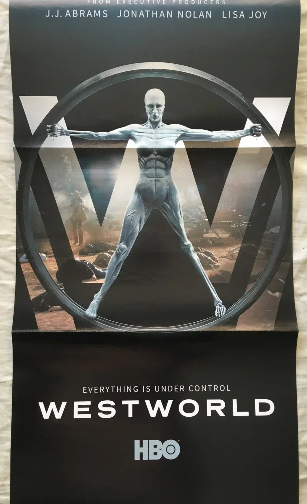 Westworld 2017 SDCC foldout 10x20 HBO poster - AutographsForSale.com