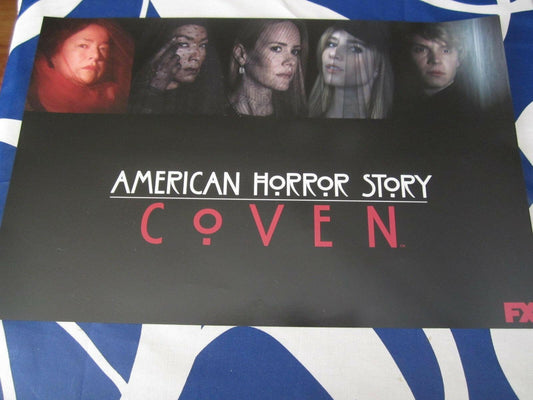 American Horror Story Coven & Freak Show 2 Sided 2014 SDCC mini poster - AutographsForSale.com