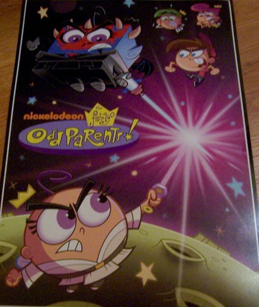 Fairly OddParents Nickelodeon 2010 Comic-Con promo poster - AutographsForSale.com
