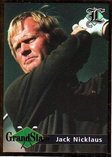 Jack Nicklaus 2001 Legends set of 2 golf cards (Grand Slam and 6 Time Masters Champion) - AutographsForSale.com
