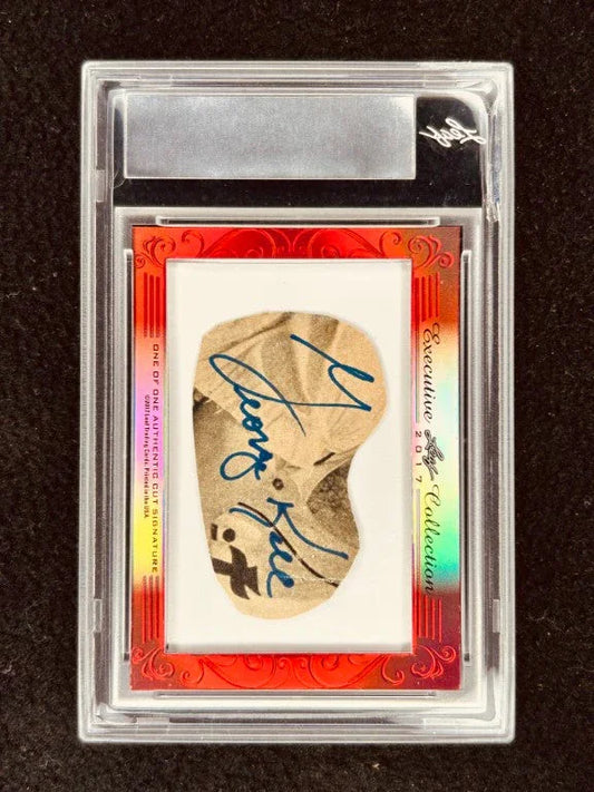 Al Kaline and George Kell 2017 Leaf Masterpiece Cut Signature certified autograph card 1/1 JSA Detroit Tigers - AutographsForSale.com