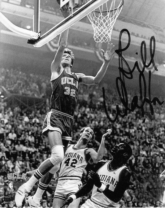 Bill Walton UCLA 8x10 Action photo Preprinted autograph - AutographsForSale.com