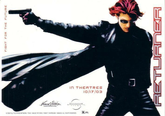 Returner movie 2003 SDCC 5x7 promo card Takeshi Kaneshiro - AutographsForSale.com