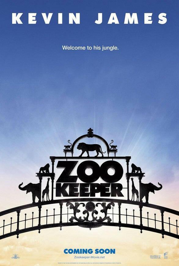 Zookeeper 2011 mini movie poster (Kevin James) - AutographsForSale.com