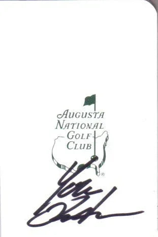 Yuta Ikeda autographed Augusta National Masters scorecard - AutographsForSale.com