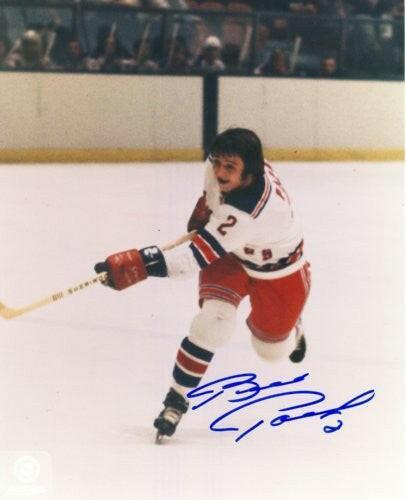 Brad Park autographed New York Rangers 8x10 photo - AutographsForSale.com