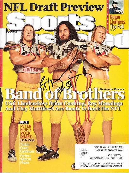 Rey Maualuga autographed USC Trojans 2009 Sports Illustrated - AutographsForSale.com