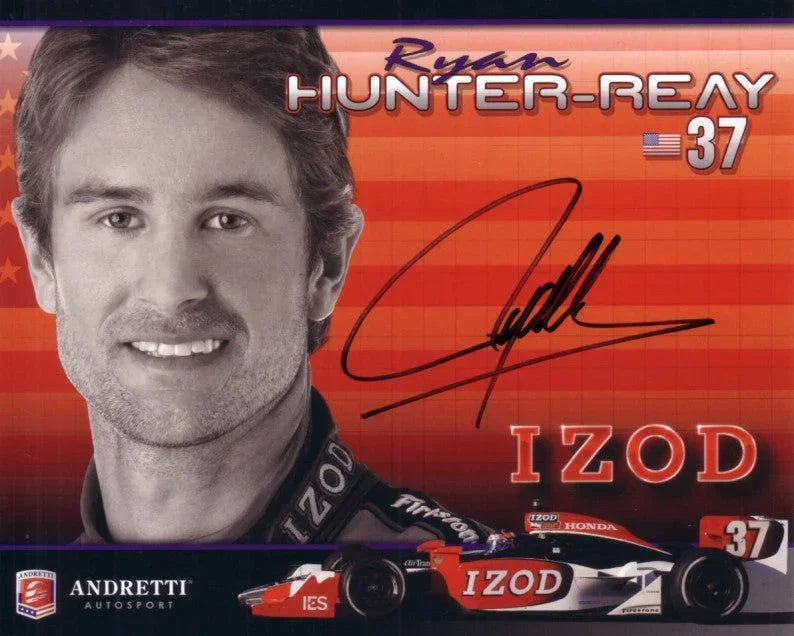 Ryan Hunter-Reay autographed Andretti racing photo card - AutographsForSale.com