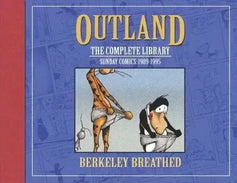 Berke Breathed signed Outland Complete Library book Bill Cat remarqued - AutographsForSale.com