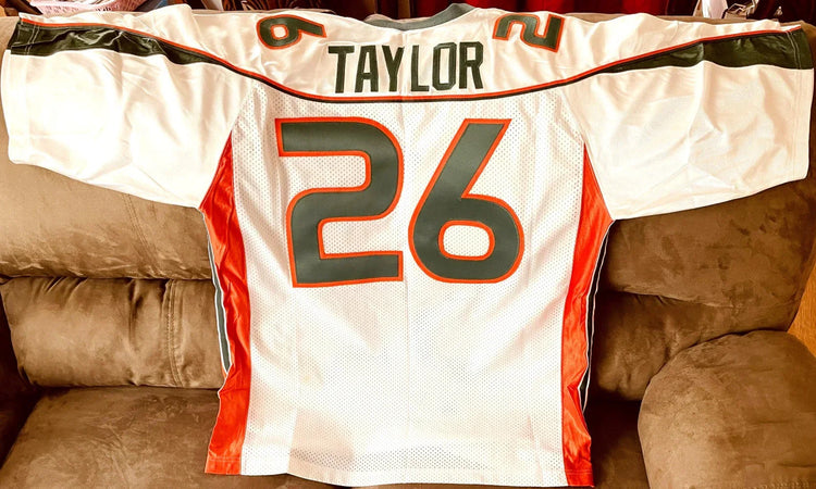 Sean Taylor Miami Hurricanes 2001 to 2003 Nike white jersey - AutographsForSale.com