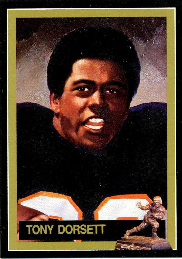 Tony Dorsett Pittsburgh Panthers 1976 Heisman Winner card - AutographsForSale.com