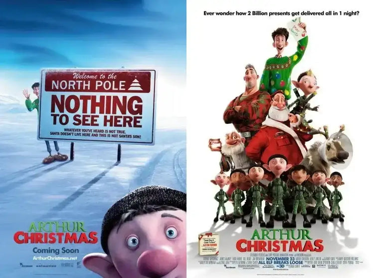 Arthur Christmas 2011 Movie mini 11x17 poster - AutographsForSale.com