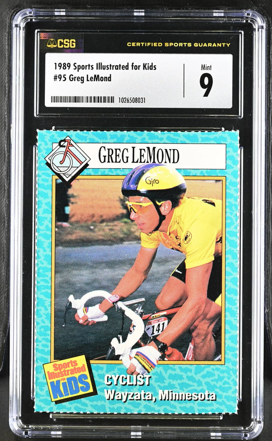 Greg LeMond 1989 SI for Kids cycling RC CSG 9 MT - AutographsForSale.com