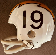 Lance Alworth San Diego Chargers throwback mini helmet with #19 decals NEW - AutographsForSale.com