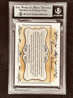 Dorothy Lamour 2014 Leaf Masterpiece Cut Signature certified signed card 1/1 JSA - AutographsForSale.com