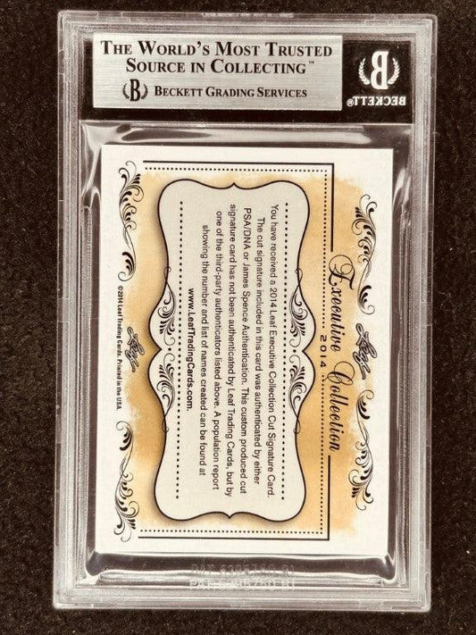 Dorothy Lamour 2014 Leaf Masterpiece Cut Signature certified signed card 1/1 JSA - AutographsForSale.com