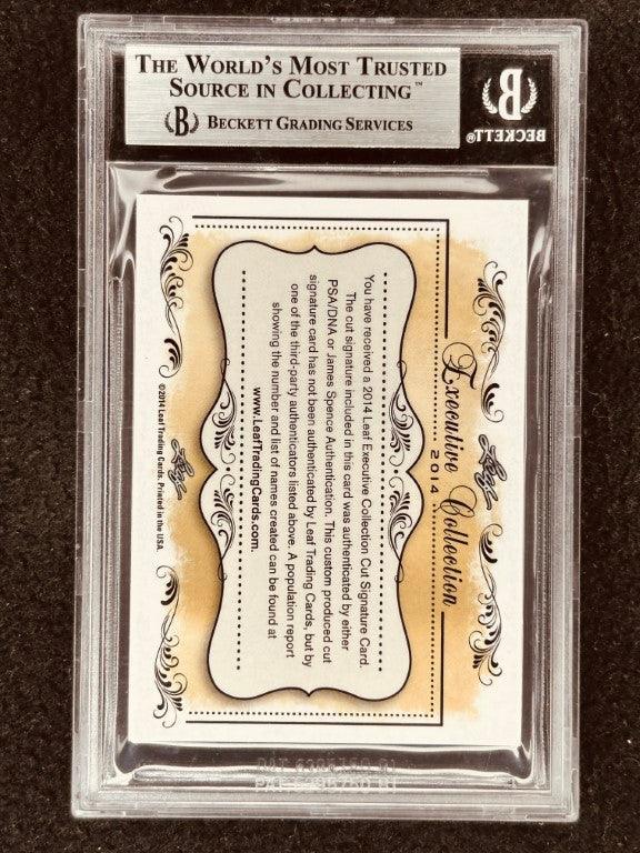 Dorothy Lamour 2014 Leaf Masterpiece Cut Signature certified signed card 1/1 JSA - AutographsForSale.com