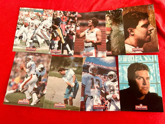 Dan Marino Miami Dolphins 1993 Pro Line Profiles complete 9 card set - AutographsForSale.com