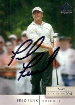 Fred Funk autographed 2004 SP Signature golf card - AutographsForSale.com
