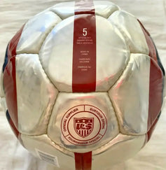 Mia Hamm signed US Soccer Nike size 5 chrome soccer ball JSA USWNT - AutographsForSale.com