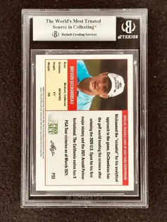 Bryson DeChambeau 2021 Leaf Pro Set Scientist Short Print Rookie Card Graded BGS 9 Mint - AutographsForSale.com