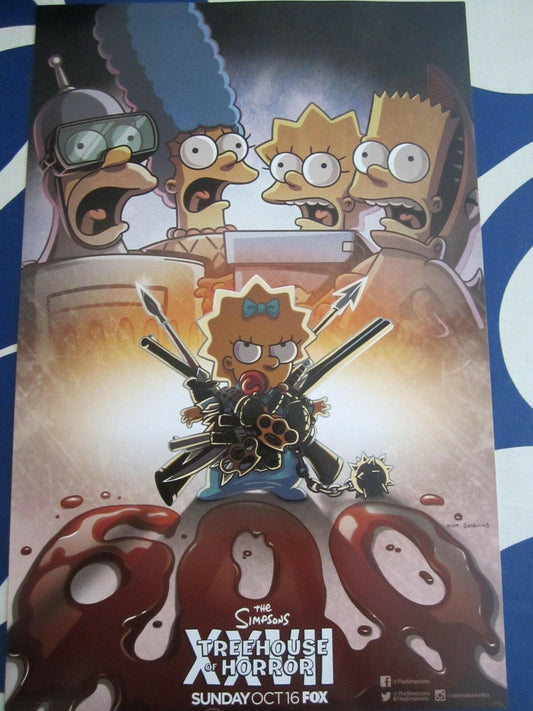 The Simpsons Treehouse of Horror 2016 Comic-Con 11x17 poster - AutographsForSale.com