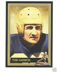 Tom Harmon Michigan Wolverines 1940 Heisman Trophy Winner card - AutographsForSale.com