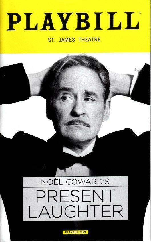 Present Laughter 2017 Playbill magazine (Kevin Kline cover) - AutographsForSale.com