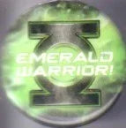 Green Lantern Emerald Warrior 2011 SDCC promo button pin - AutographsForSale.com
