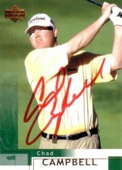Chad Campbell autographed 2002 Upper Deck golf card - AutographsForSale.com