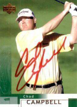 Chad Campbell autographed 2002 Upper Deck golf card - AutographsForSale.com