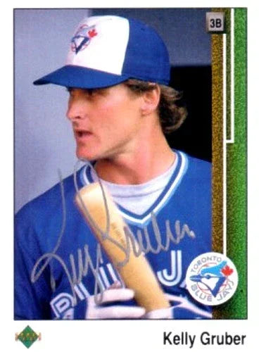 Kelly Gruber signed Toronto Blue Jays 1989 Upper Deck card - AutographsForSale.com