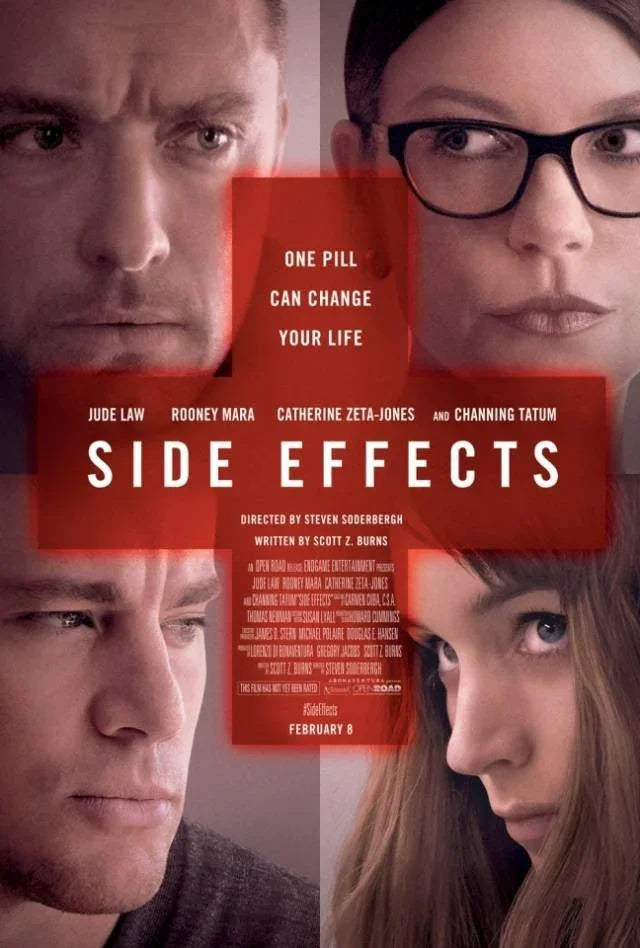 Side Effects mini movie poster Jude Law Channing Tatum Catherine Zeta-Jones - AutographsForSale.com