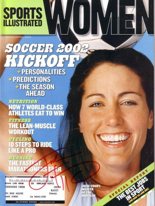 Julie Foudy signed 2002 Sports Illustrated for Women magazine - AutographsForSale.com