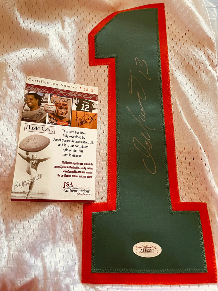 Dan Marino signed Dolphins 1995 Wilson Pro Line game model white jersey JSA - AutographsForSale.com