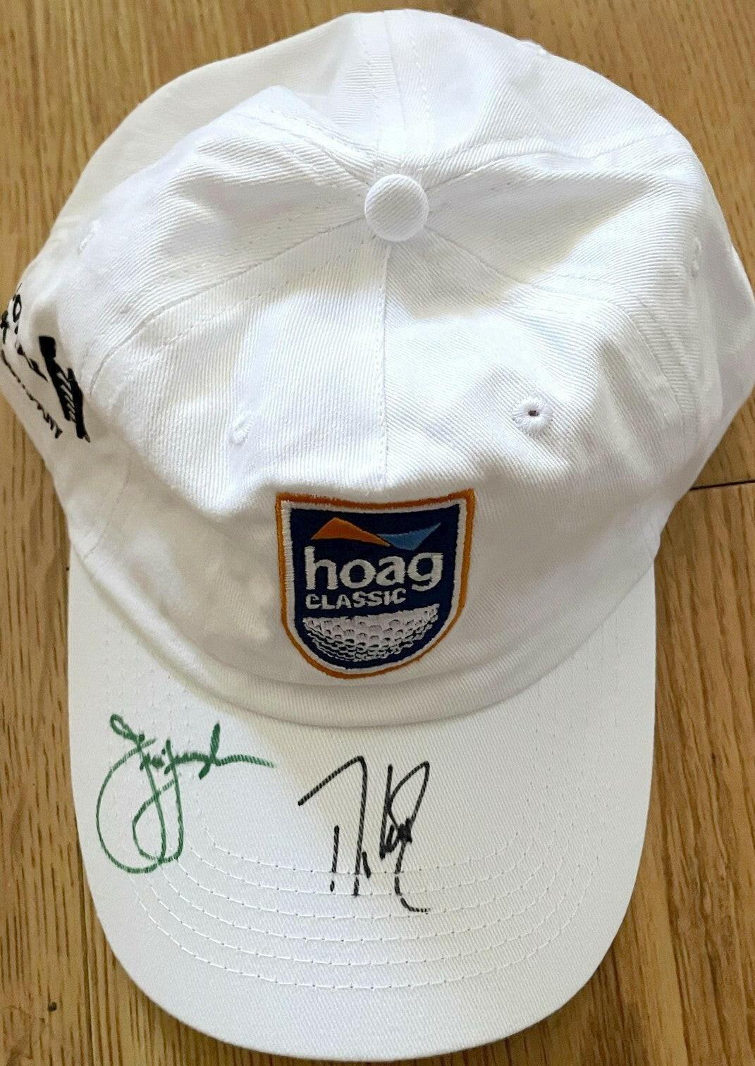 Jim Furyk Davis Love III signed Hoag Classic PGA Tour Champions golf cap - AutographsForSale.com