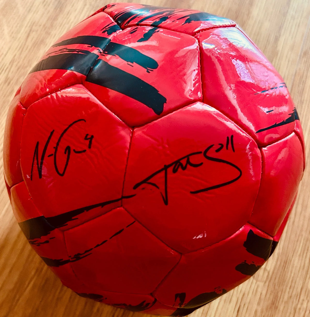 Naomi Girma & Jaedyn Shaw signed soccer ball JSA 2024 US Olympic team USWNT - AutographsForSale.com