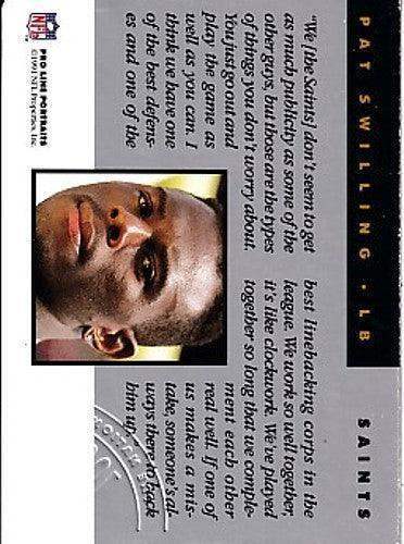 Pat Swilling signed Saints 1991 Pro Line National Convention card - AutographsForSale.com