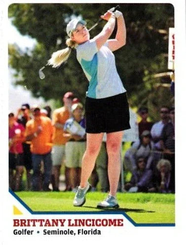 Brittany Lincicome 2009 SI for Kids LPGA golf Rookie Card - AutographsForSale.com