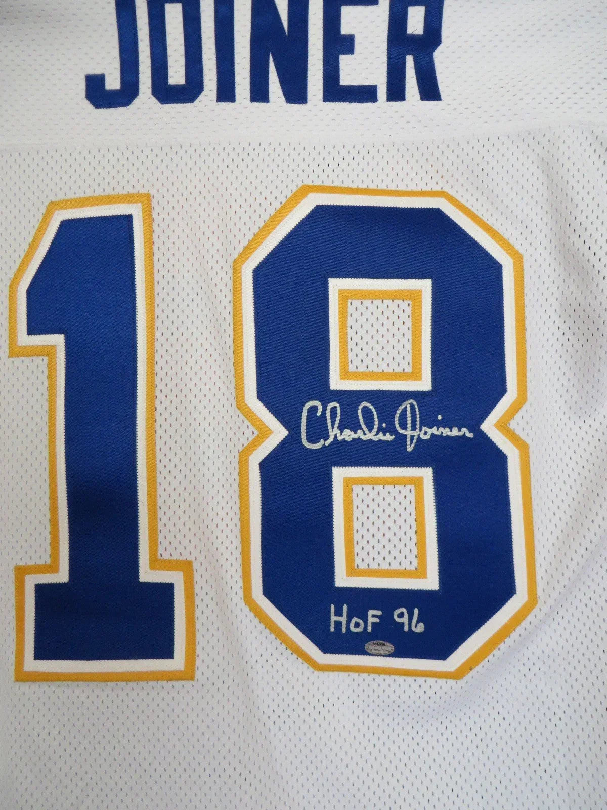 Charlie Joiner signed SD Chargers retro jersey (Schwartz) - AutographsForSale.com