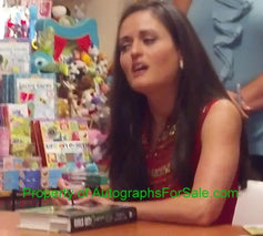 Danica McKellar autograph framed lingerie 8x10 photo JSA - AutographsForSale.com