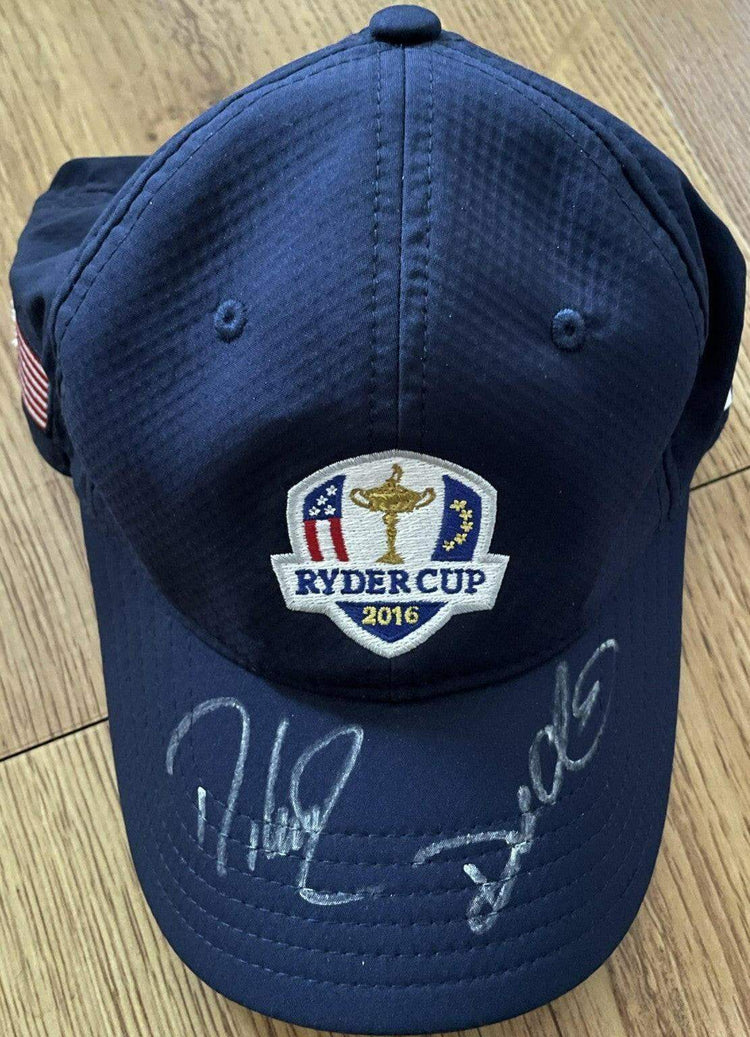Davis Love III Darren Clarke signed 2016 Ryder Cup golf cap JSA - AutographsForSale.com