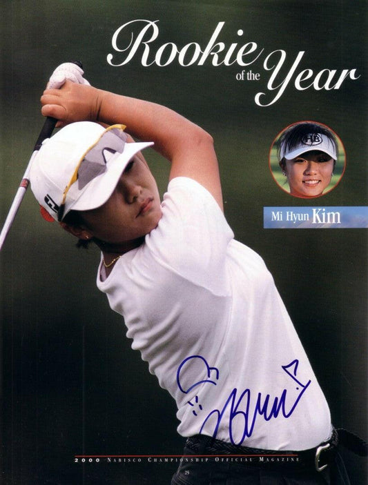 Mi Hyun Kim autographed full page LPGA golf magazine photo - AutographsForSale.com