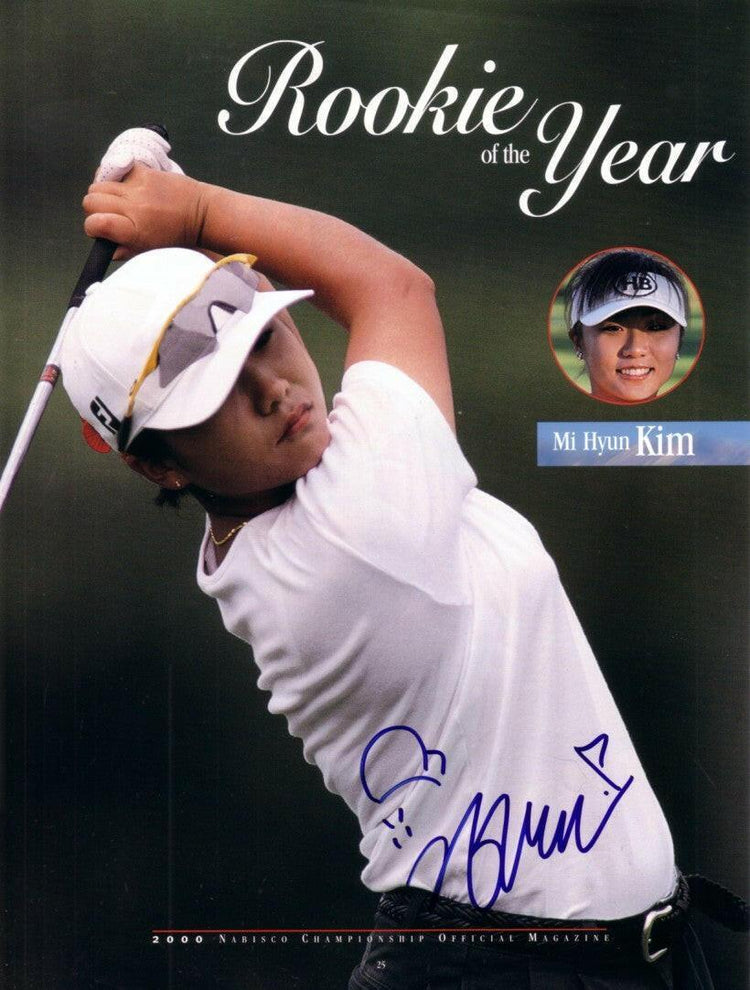 Mi Hyun Kim autographed full page LPGA golf magazine photo - AutographsForSale.com