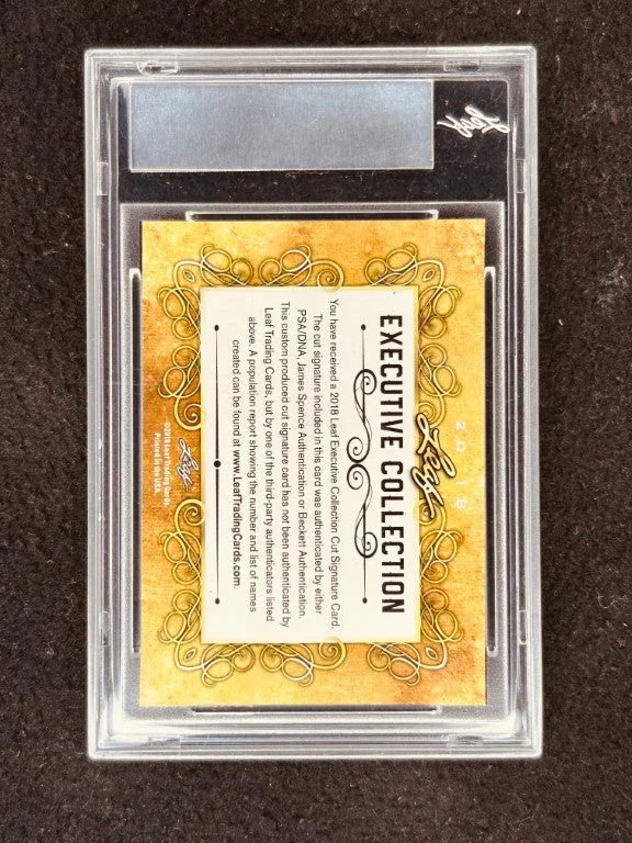Peter Ueberroth 2018 Leaf Masterpiece Cut Signature certified signed card 1/1 JSA - AutographsForSale.com