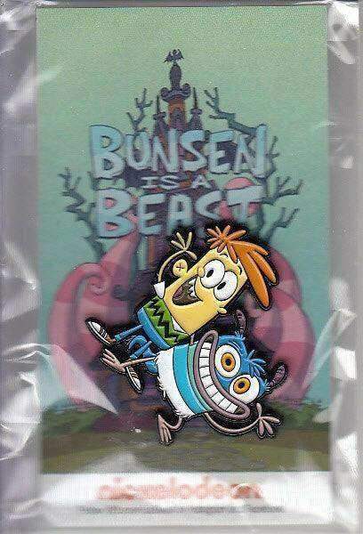 Bunsen is a Beast 2017 Comic-Con Nickelodeon promo pin - AutographsForSale.com