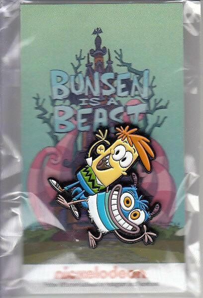 Bunsen is a Beast 2017 Comic-Con Nickelodeon promo pin - AutographsForSale.com