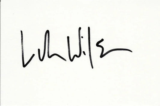 Luke Wilson autographed 4x6 index card - AutographsForSale.com