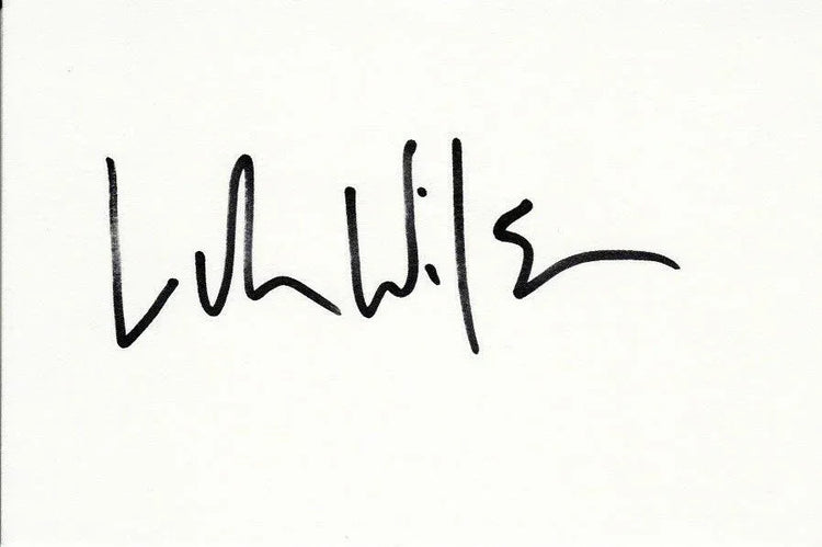 Luke Wilson autographed 4x6 index card - AutographsForSale.com