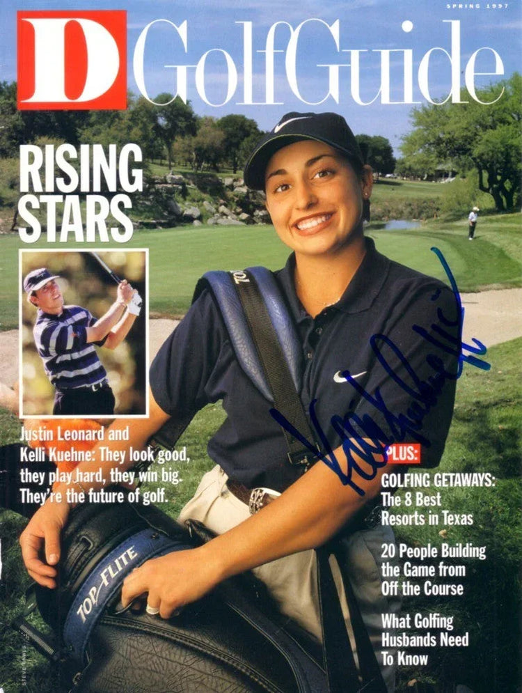 Kelli Kuehne (LPGA) autographed 1997 Dallas golf Guide cover - AutographsForSale.com
